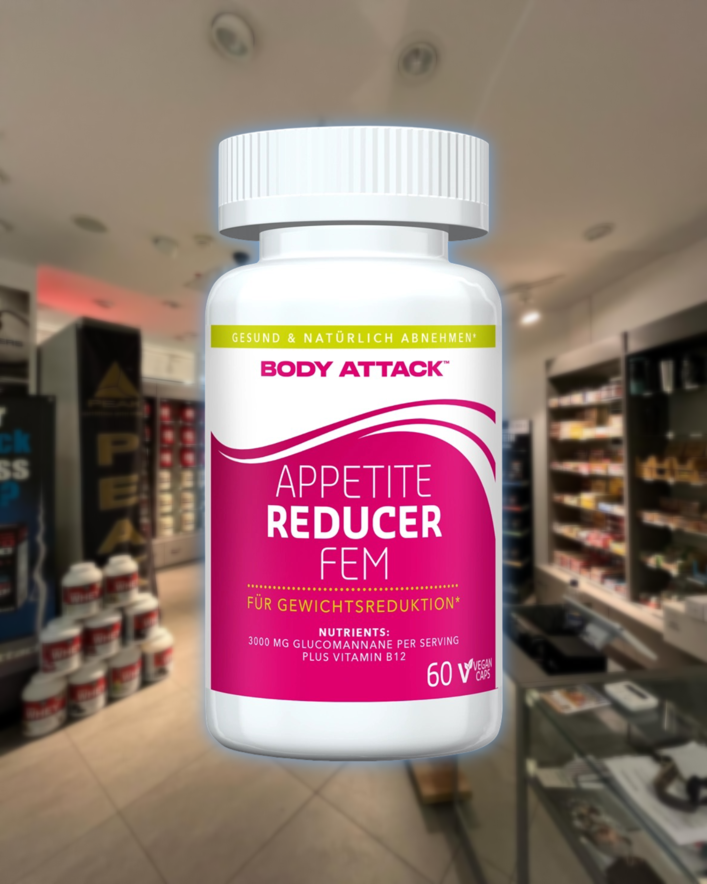 Body Attack Appetite Reducer – Effektive Unterstützung für die Gewichtskontrolle