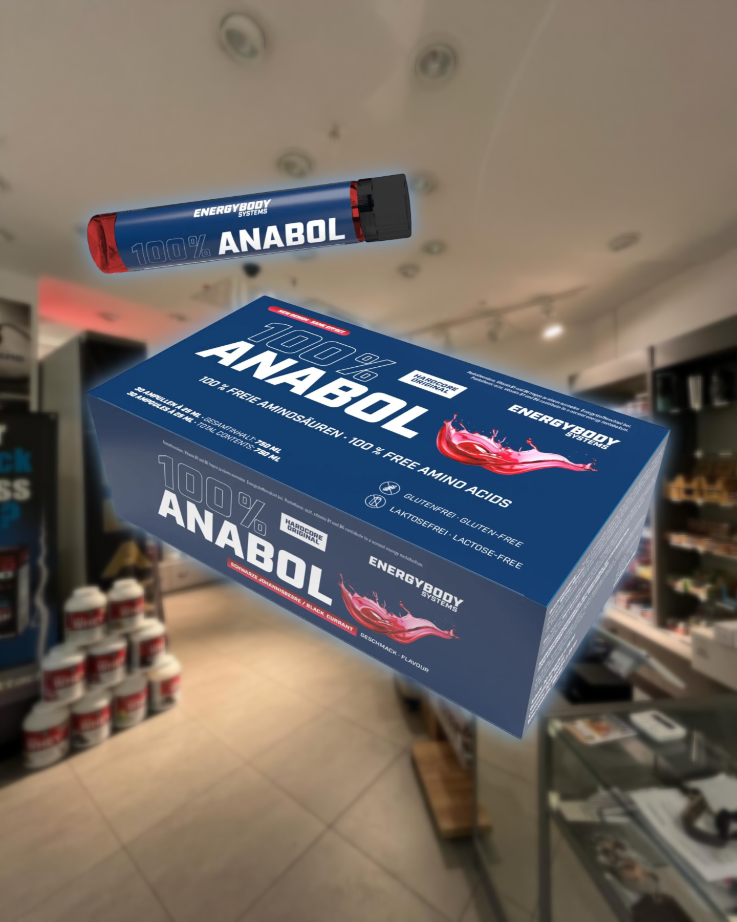 Energybody Systems 100% Anabol Ampulle – Dein schneller Push für Muskelaufbau und Regeneration